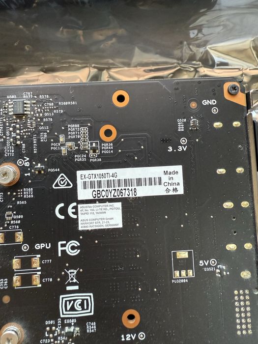 Graphics Card - Asus Expedition GTX 1050Ti - 4GB64740322769410122