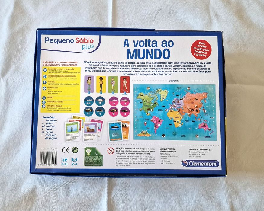 Clementoni Pequeno Sábio Plus A Volta ao Mundo