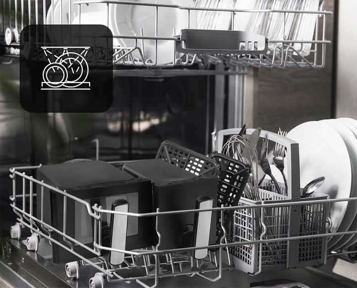 PODWÓJNA Frytkownica dwukomorowa 9L frytownica beztłuszczowa WiFi MOC