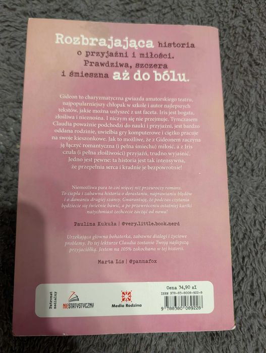 Książka Niemożliwa Para Emma Mills