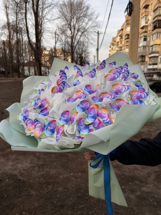 Букет из бабочек, букет із метеликів в наявності низькі ціни