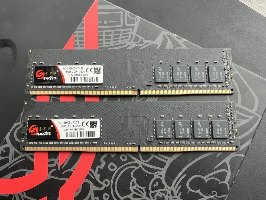 Оперативна пам’ять 16gb ddr4 3200MHz Saniter CL22