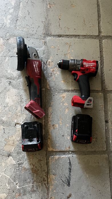 Milwaukee M18 FUEL – Rebarbadora + Berbequim/Parafusadora + 2 Baterias(opcional)