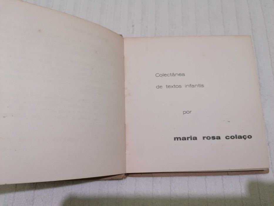 A criança e a Vida, de Maria Rosa Colaço, Editora ITAU, Março 1969