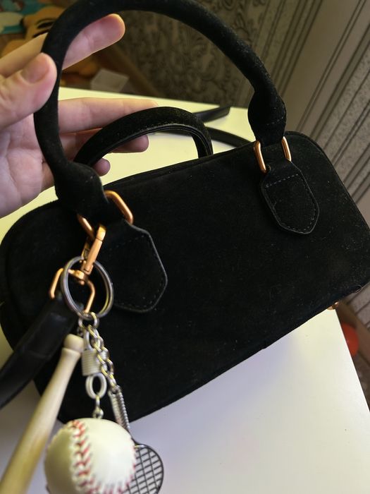 Замшева сумочка, сумка