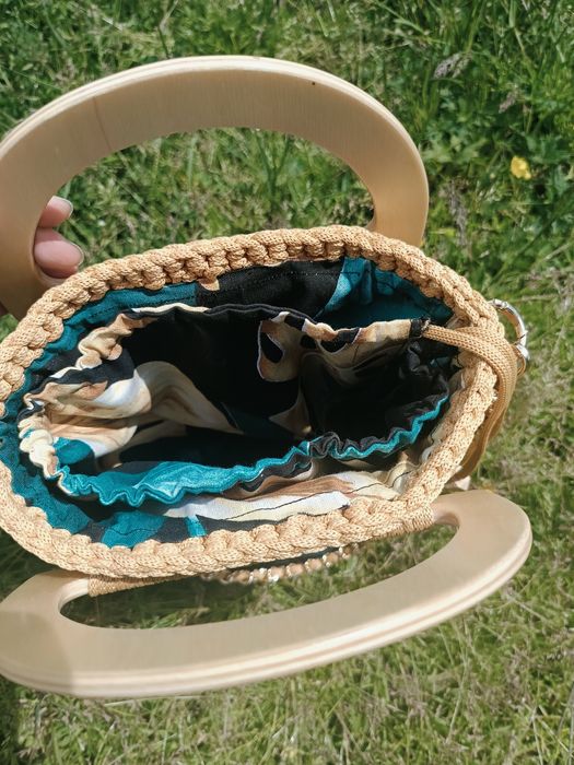 Torebka damska na szydełku Handmade