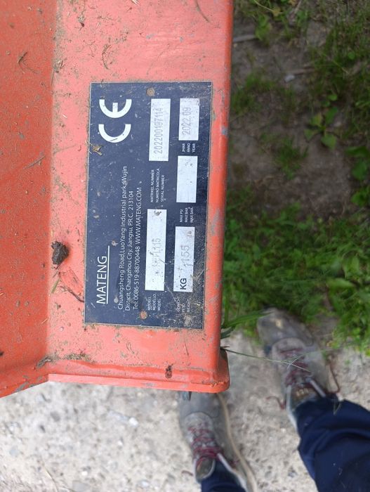 Kosiarka      szerokość koszenia 115