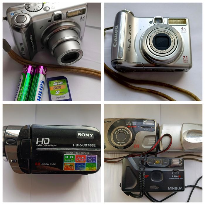 Фото-видео Sony, Samsung