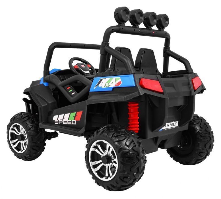 Buggy auto Strong Lift Niebieskie 4x4 Pilot Radio - EkstraZabawki.pl