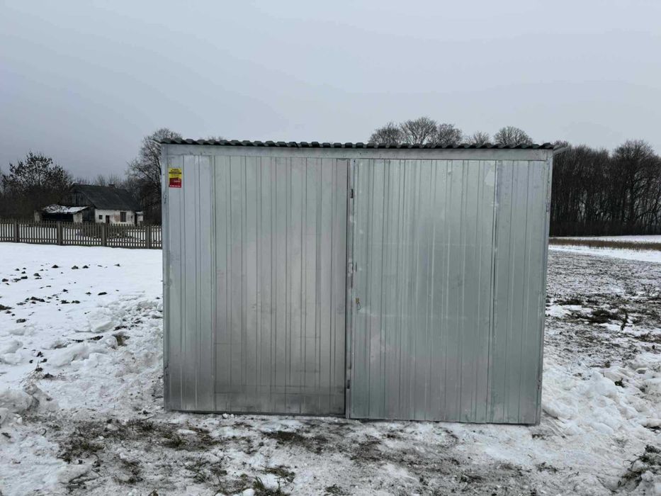 Garaż Blaszany 3x5 II gatunek LEGIONOWO