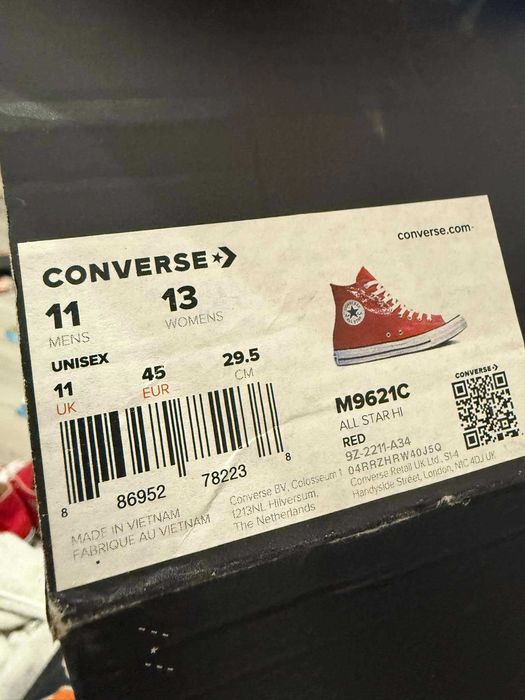 Converse Chuck Taylor All Star M9621C - roz 45 - unisex - NOWE