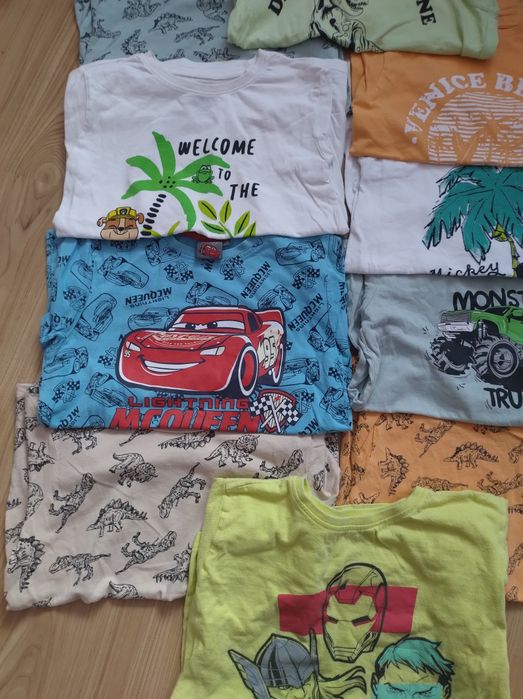 Zestaw 10szt koszulek t-shirtow dla chłopca Sinsay