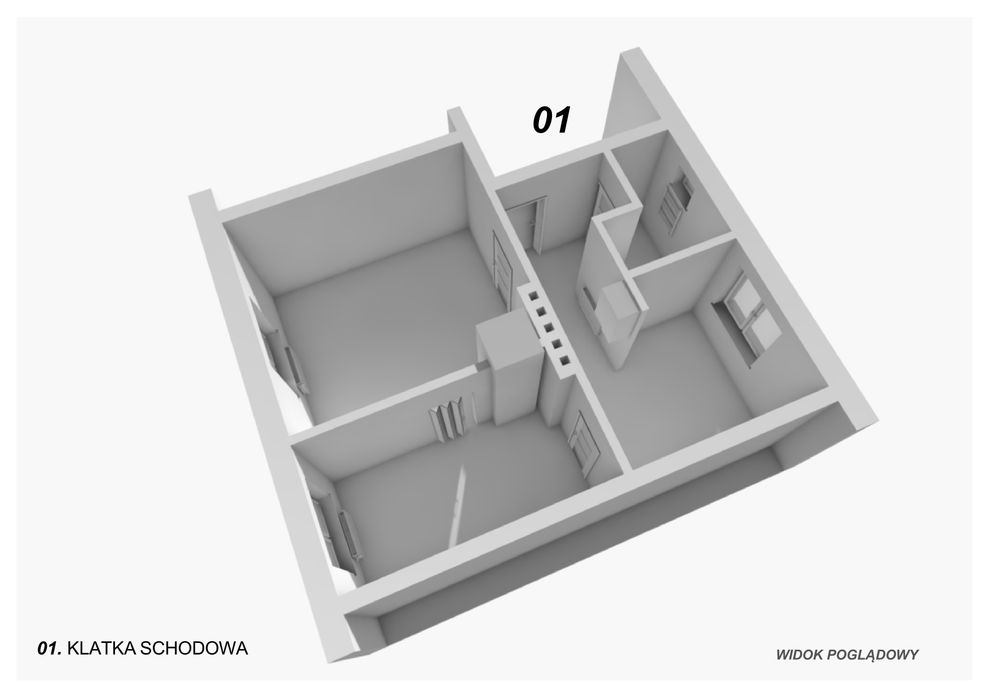 2-pokojowe mieszkanie w centrum miasta (Stargard)