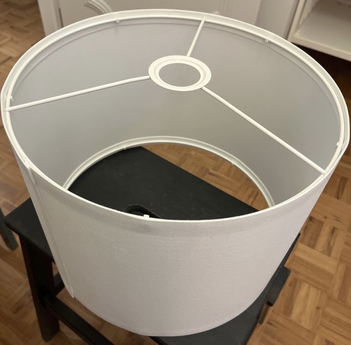 Abajur Branco Ikea Ringsta 33cm