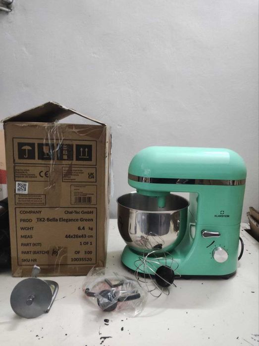 Тістоміс Кухонний комбайн тестомес міксер Klarstein Bella Pico 2G