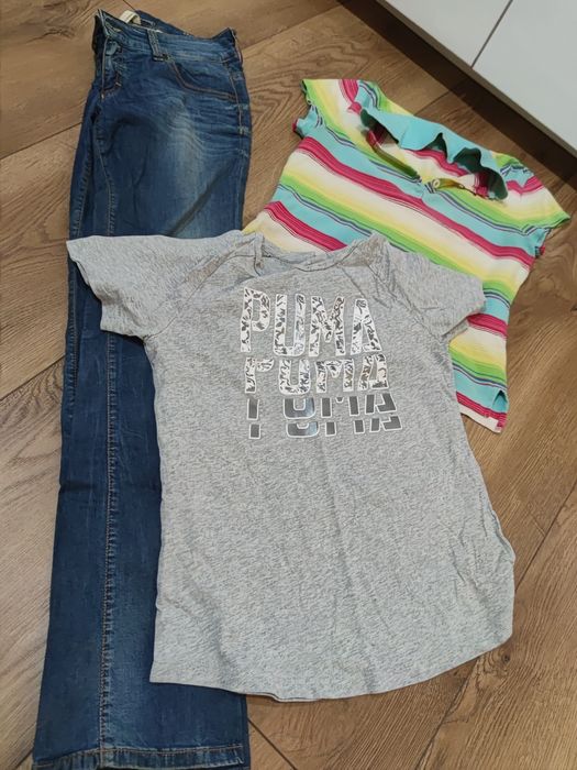 Zestawx3szt (bluzki spodnie)Tommy Hilfig Marco polo Puma