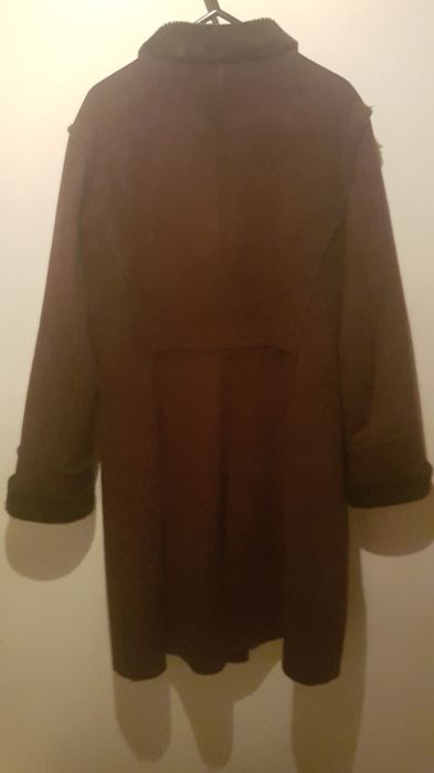 Casaco comprido Zara castanho escuro