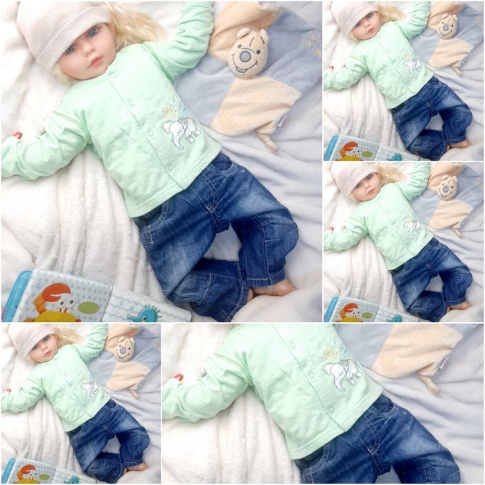 Mega paka roz 68 13 sztuk zestaw komplet chłopca wyprawka bluza spodni