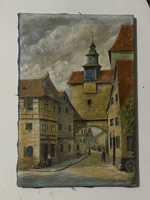 Obraz przedstawiajcy Plac Małego Placu