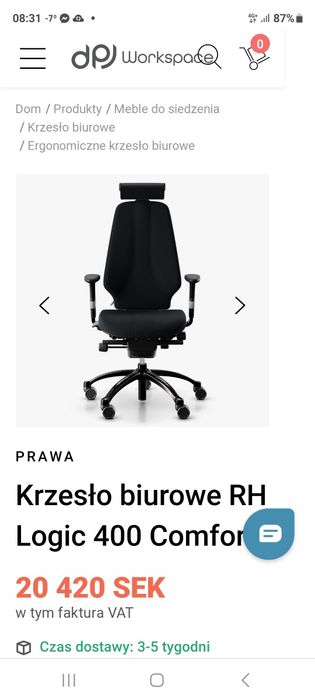 fotel biurowy na kółkach