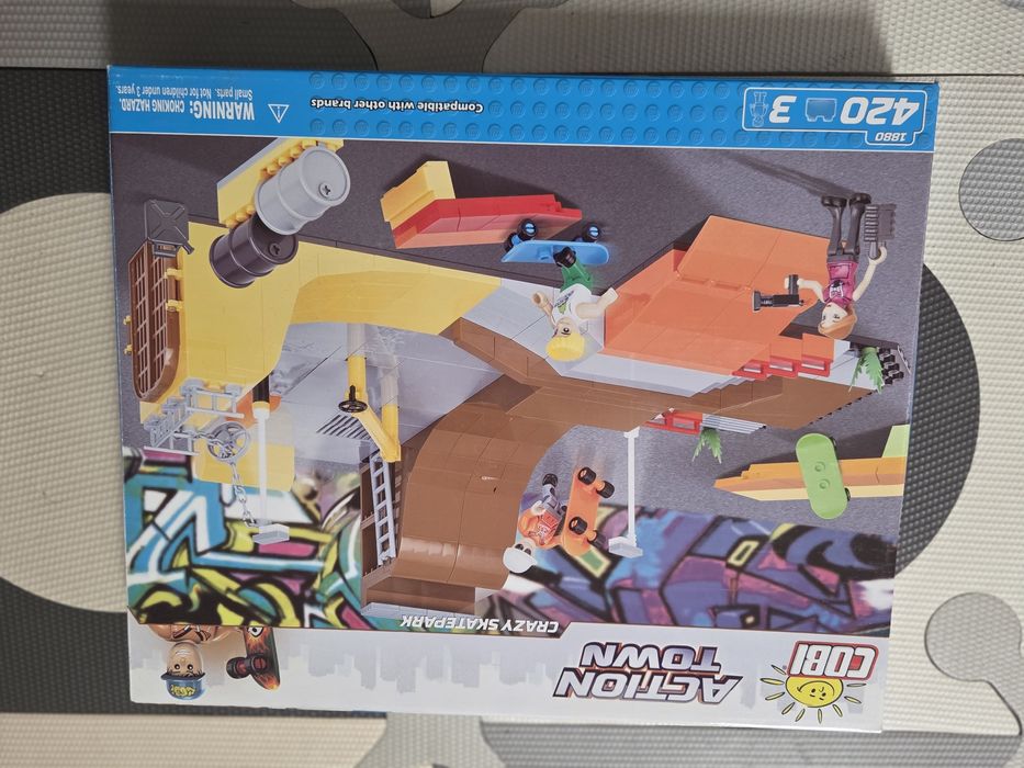 Klocki Cobi Action Town Duży szalony skatepark