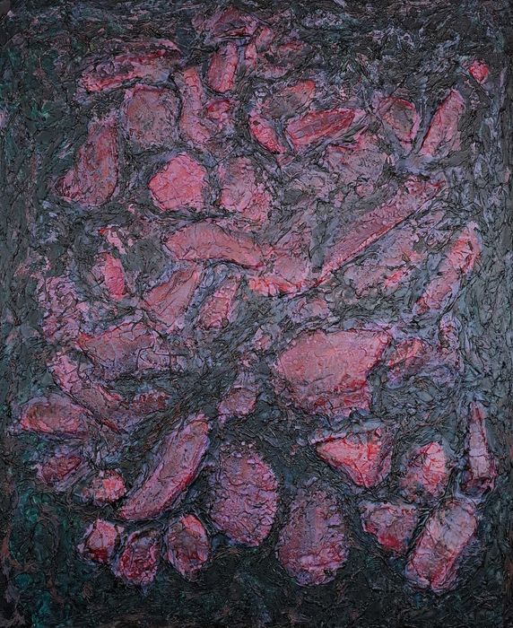 Oryginalny obraz autorski o wymiarach 90x110 cm