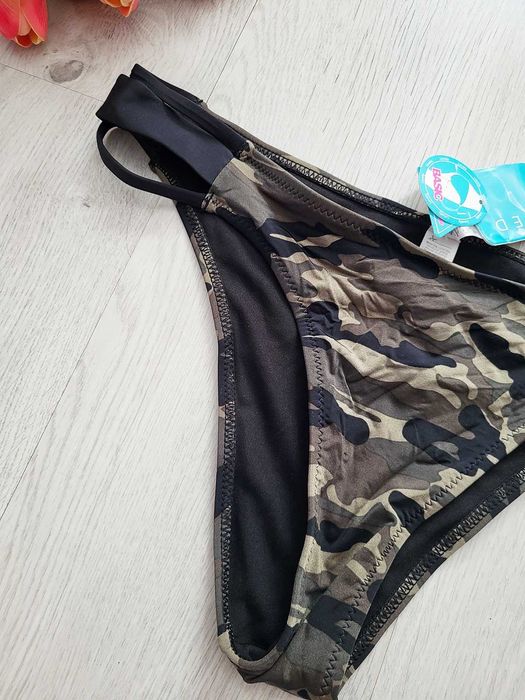 Nowe majtki figi od stroju kąpielowego bikini moro Censored