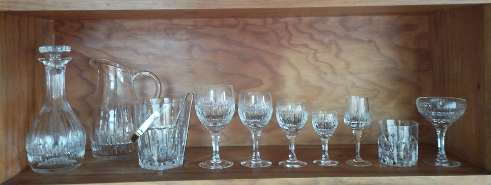 Serviço Cristal Lapidado Atlantis Antigo - 61 Peças