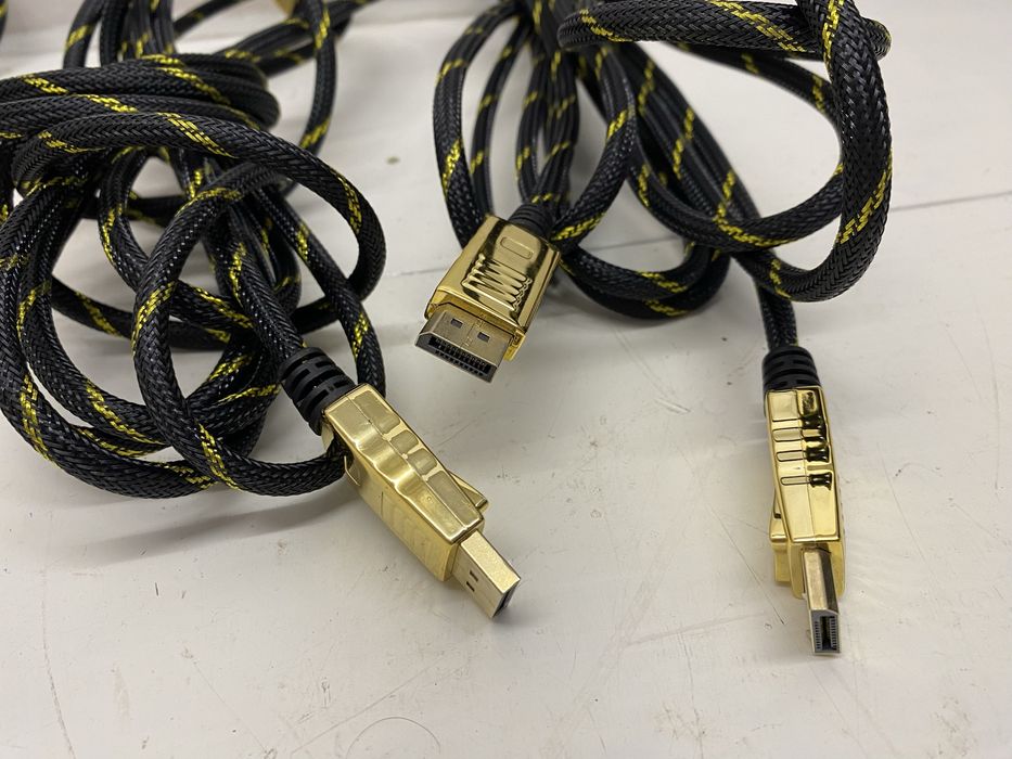 Кабелі DisplayPort, DVI, VGA, HDMI – великий вибір, вживані, протестовані