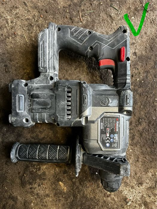 Parkside 2 x mlotowiertarka, 3 baterie, szlifierka. Sprawne i uszkodzo