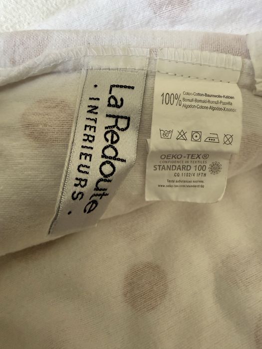 Conjunto de cama solteiro flanela de algodão La Redoute