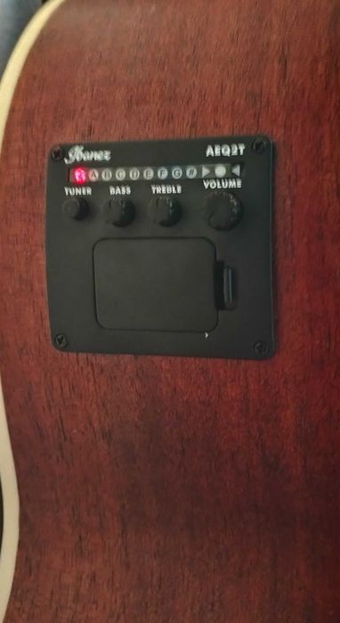 Ibanez PNB14E Electro Acoustic Bass, Open Pore Natural