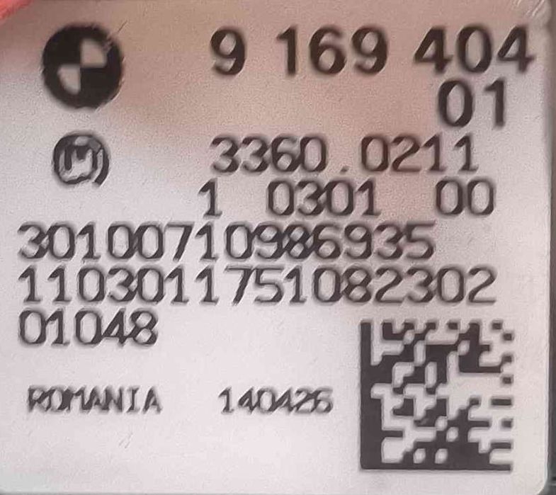 Manípulo de Luzes 9169404 - BMW 3 Touring