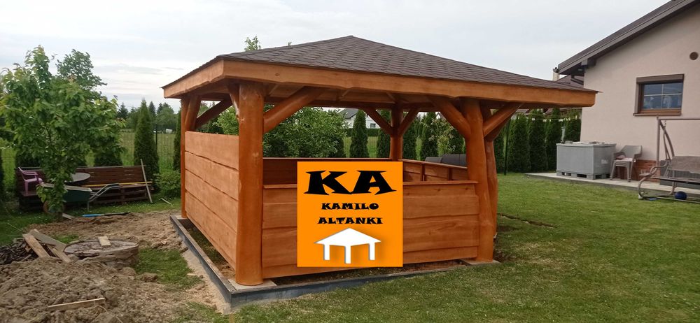 Altanka, Altana, Altanki, Altany na grubym balu ogrodowe