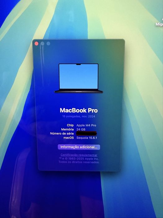 Macbook pro 16” M4 Pro 24gb ram