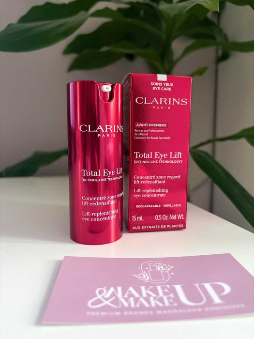 Clarins Total Eye Lift - krem pod oczy. Nowa formuła.
