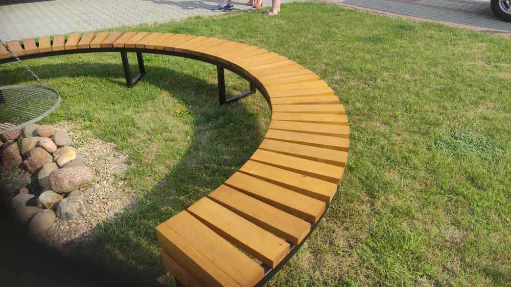 Ławka ławki ogniskowe loft koło