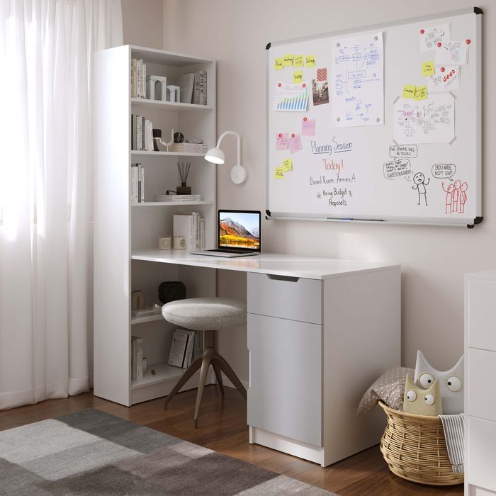 Стіл письмовий з надбудовою стелаж тумба шухляда полка