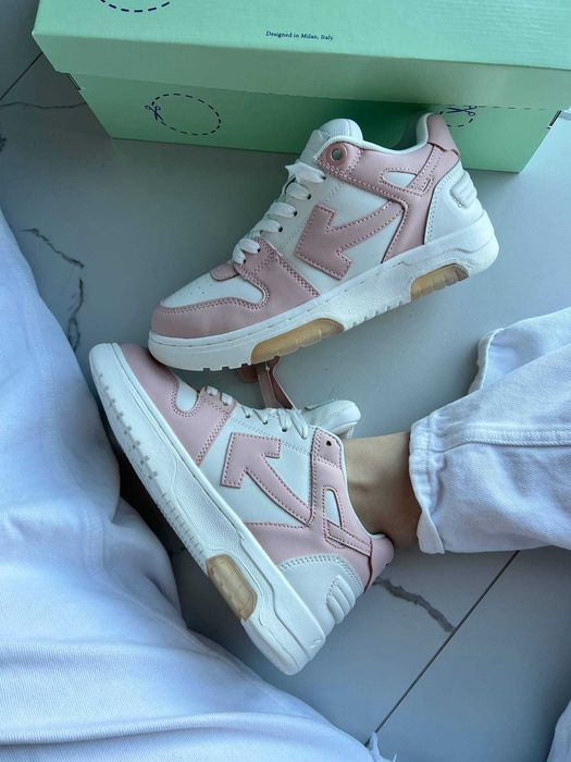 !ТОП! Off-White Out of Office Pink White | 37 38 39 40 41