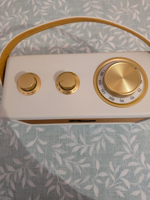 Coluna + Rádio Bluetooth novo Sangean
