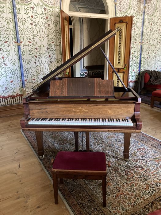 Steinway & Sons B-211 de 1900 Restaurado em Pau Santo