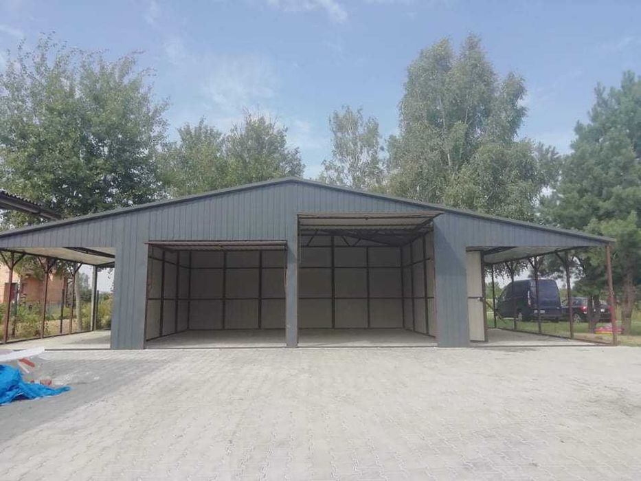 Garaż 6x6, drewnopodobny, blaszaki, hale
