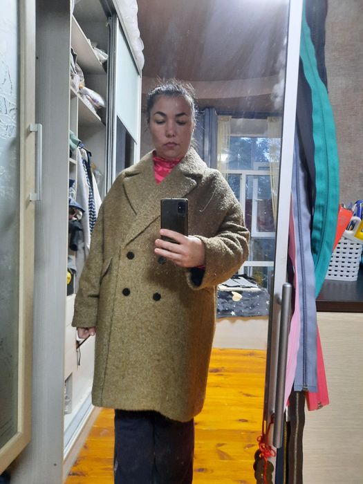 Пальто mango шерсть xl