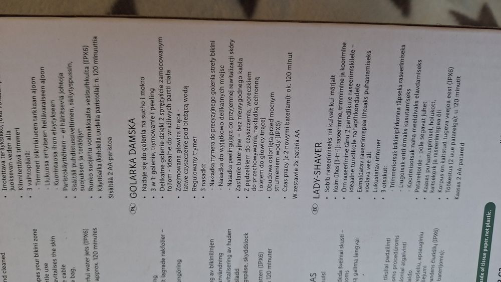 Nowa golarka damska Silver Crest trymer depilator