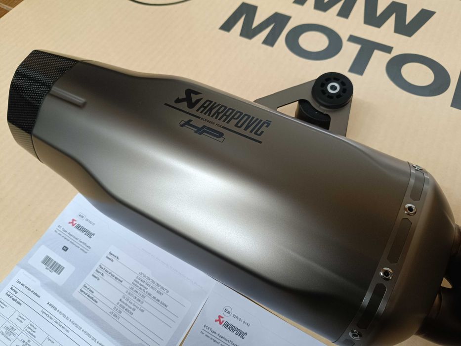 Ponteira Akrapovic BMW R1250 GS GSA Adventure - como NOVA