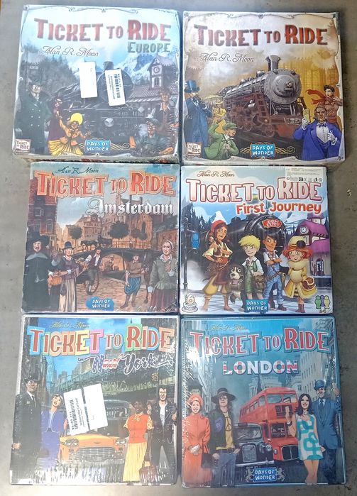 Гра настільна Catan Колонізатори , Каркассон, Діксіт, Tickrt to ride