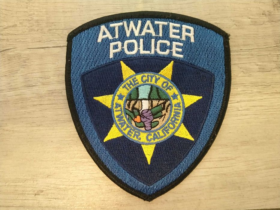 Oryginalna naszywka Atwater Police California, USA