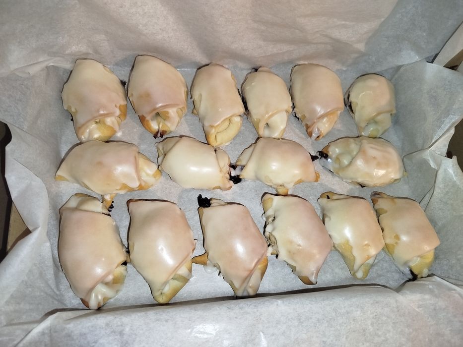 Rogaliki drożdżowe półkruche