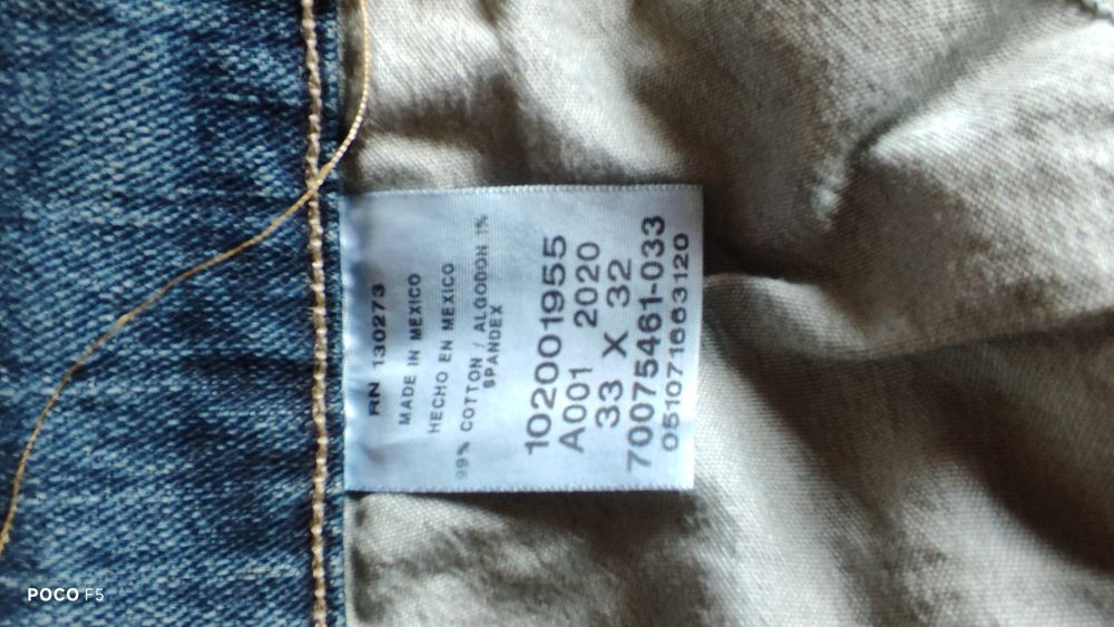Lee Regular Straight Serpent męskie jeansy rozm 33/32 jak 33/34