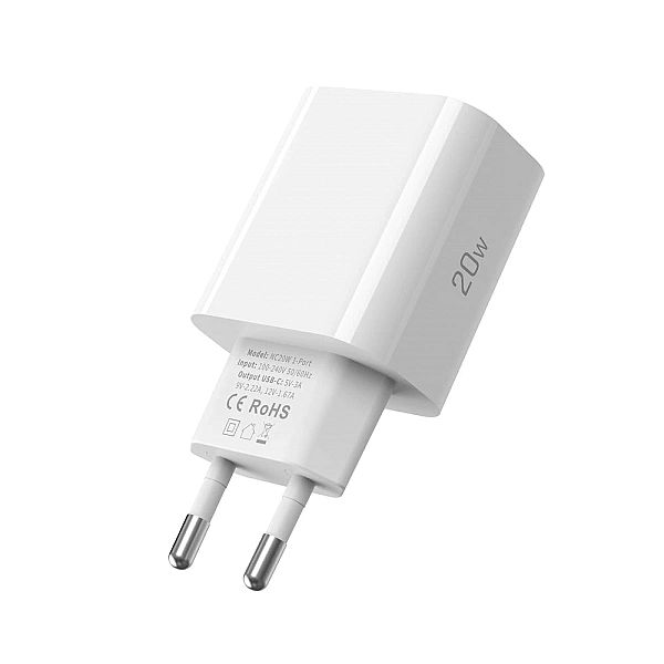Ładowarka sieciowa Tech-Protect NC20W port USB-C - biała